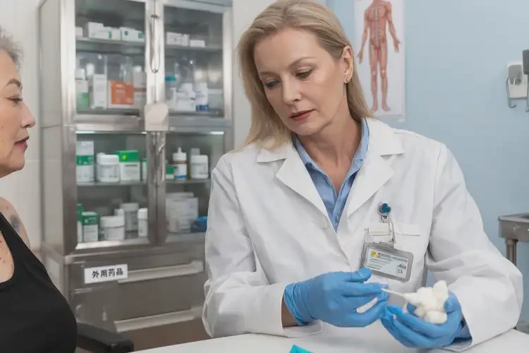 女人脖子長濕疹不管它會(huì)自己好嗎(圖3)