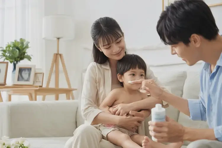 小兒屁股上出現(xiàn)濕疹可以徹底自愈嗎(圖1)