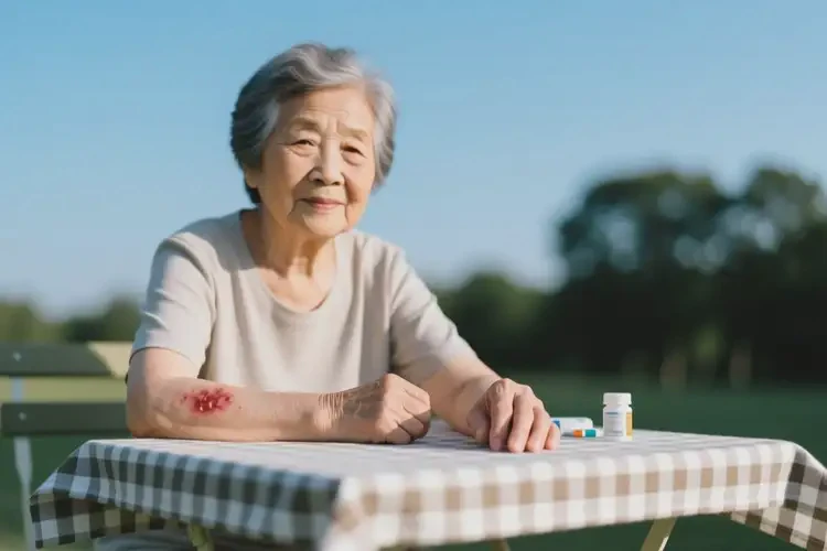 老年人四肢经常长湿疹可以彻底自愈吗(图1)