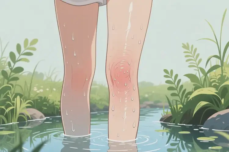 青少年大腿長濕疹可不可以徹底自愈(圖1)