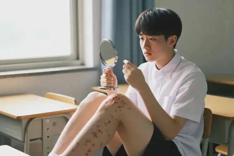 大學(xué)生大腿上出濕疹不管它會(huì)自己好嗎(圖3)