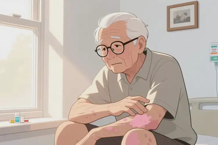 高齡老人四肢出現(xiàn)濕疹能徹底自愈嗎(圖3)