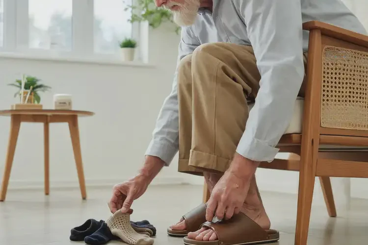 老年人脚上容易起湿疹不管它会自己好吗(图2)