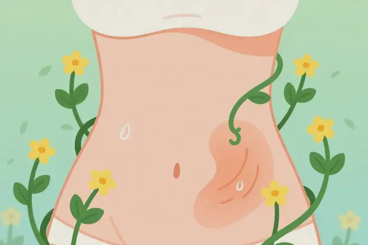 女性肚子上經(jīng)常起濕疹能徹底自愈嗎(圖1)