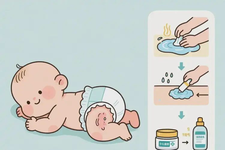 少儿屁股上容易起湿疹能够彻底治愈吗(图4)