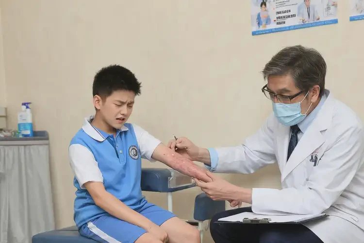 小学生四肢经常起湿疹不管它会自己好吗(图2)