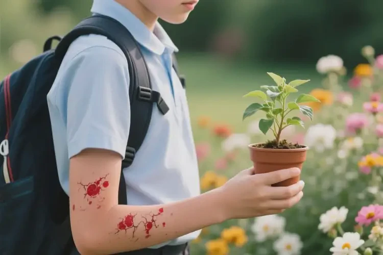 中學(xué)生手臂經(jīng)常起濕疹能靠自己自愈嗎(圖2)