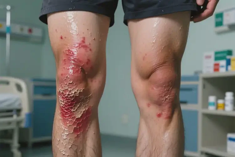 男性四肢出現(xiàn)濕疹能靠自己自愈嗎(圖4)