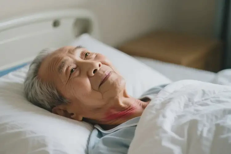 老人脖子容易起湿疹可以彻底自愈吗(图1)