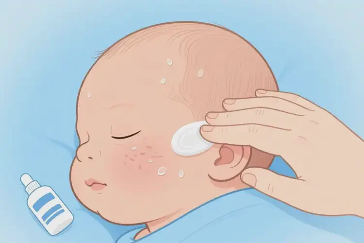 新生兒面部容易起濕疹能夠徹底治愈嗎(圖4)