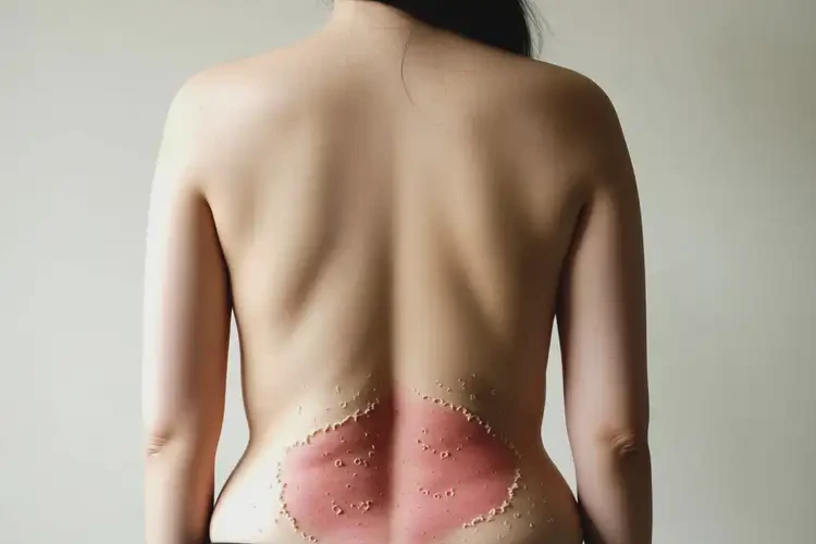 女人肚子上长湿疹不管它会自己痊愈吗(图2)