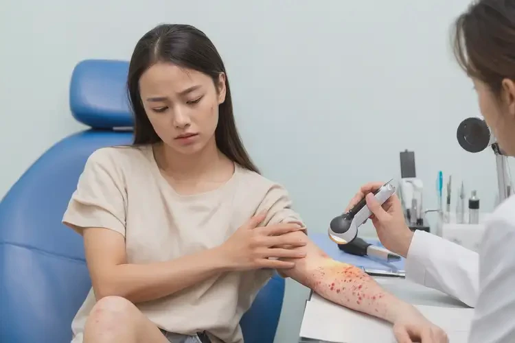 女生四肢起濕疹可不可以徹底自愈(圖4)