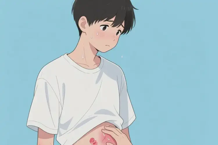 中学生肚子容易长湿疹不管它会自己痊愈吗(图4)