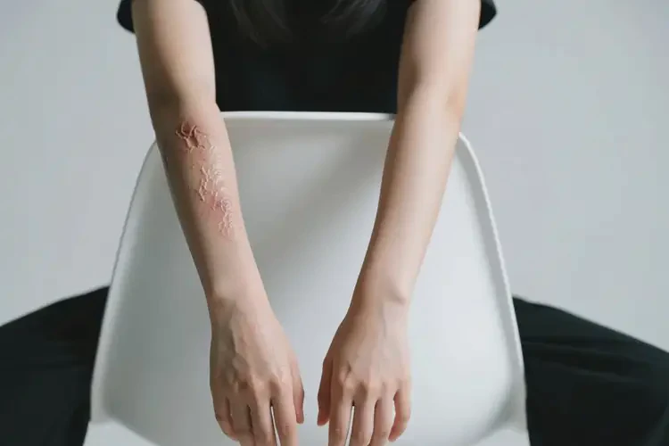 女生四肢經(jīng)常長濕疹不管它會自己好嗎(圖2)
