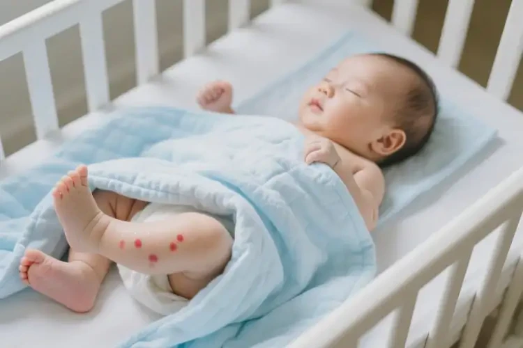 嬰兒小腿上偶爾起濕疹能靠自己自愈嗎(圖1)