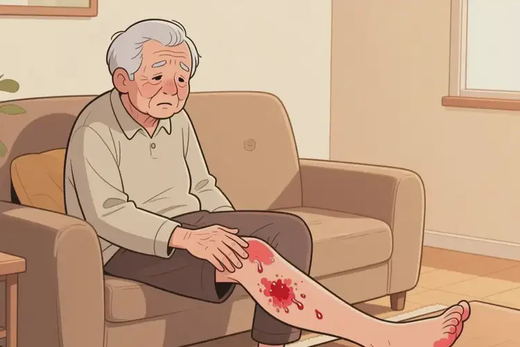 高齡老人小腿長濕疹不管它會自己好嗎(圖3)