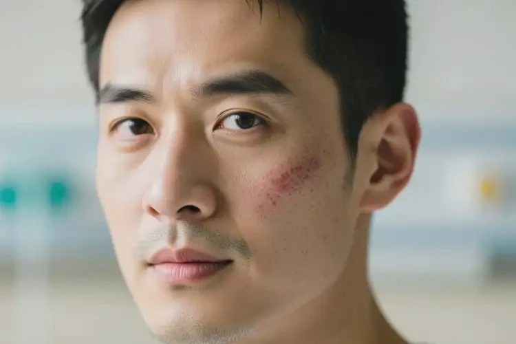男人臉上偶爾長濕疹可以徹底自愈嗎(圖3)
