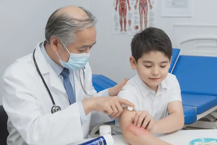 少兒手上經(jīng)常長濕疹不管它會自己自愈嗎(圖1)