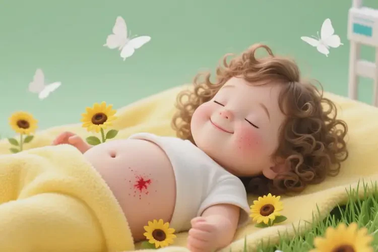 少兒肚子上起濕疹能徹底自愈嗎(圖3)