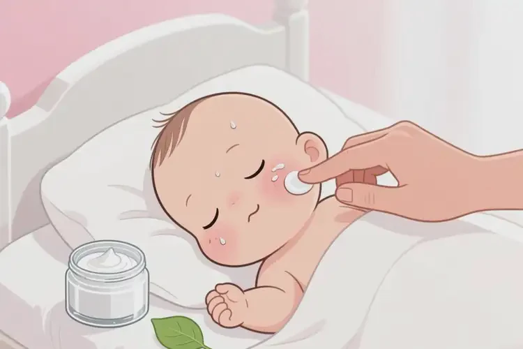 孩子面部有濕疹能夠徹底治愈嗎(圖1)