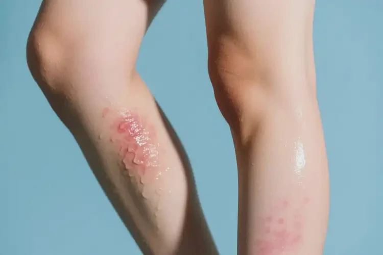 青少年小腿出現(xiàn)濕疹可以徹底自愈嗎(圖1)