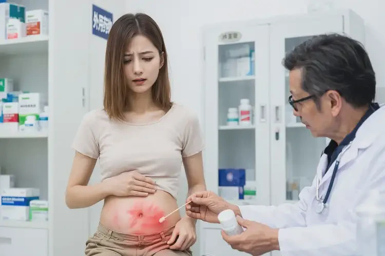 女生肚子上出現(xiàn)濕疹能夠徹底治愈嗎(圖3)