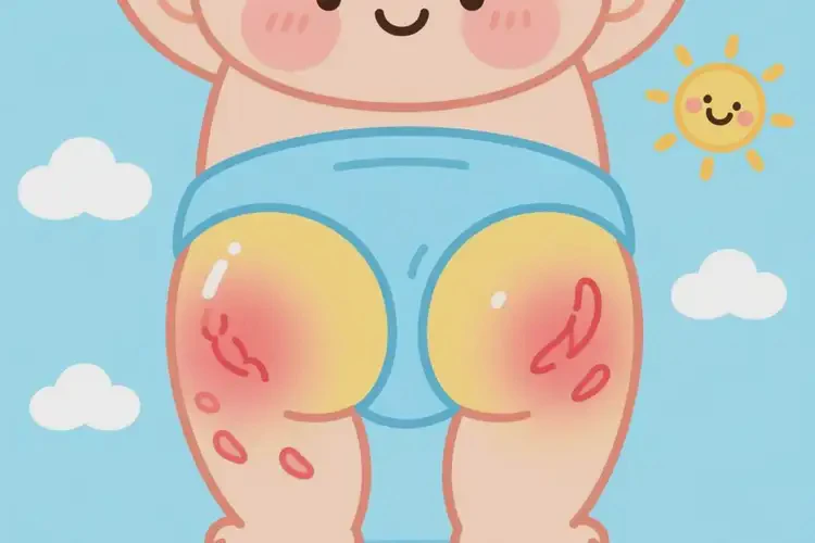 嬰兒屁股上偶爾起濕疹可不可以徹底自愈(圖2)