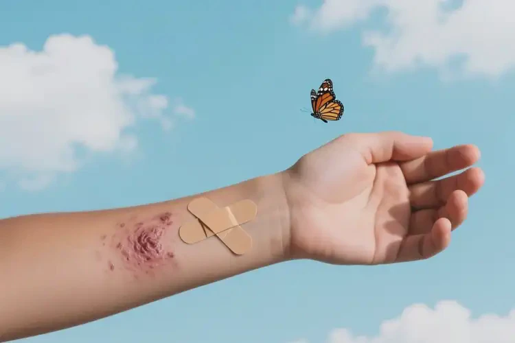 中學(xué)生手臂上經(jīng)常起濕疹可不可以徹底自愈(圖1)