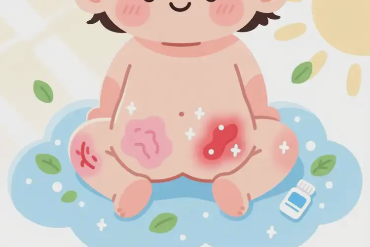 少兒屁股出現(xiàn)濕疹能靠自己自愈嗎(圖3)