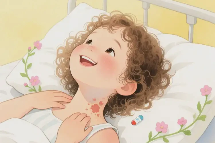 兒童脖子上出濕疹不管它會自己好嗎(圖3)