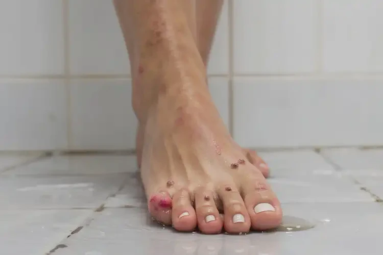 女生腳上偶爾起濕疹不管它會(huì)自己痊愈嗎(圖3)