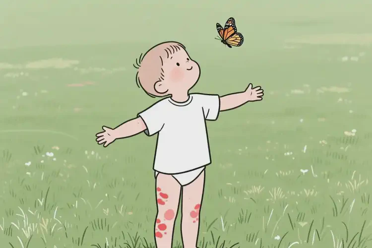 幼兒小腿出濕疹可以徹底自愈嗎(圖2)