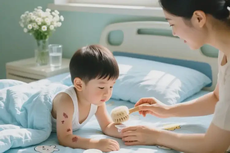 孩子身上容易長(zhǎng)濕疹能夠徹底治愈嗎(圖2)