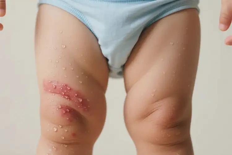 小兒大腿上出濕疹不管它會自己好嗎(圖3)