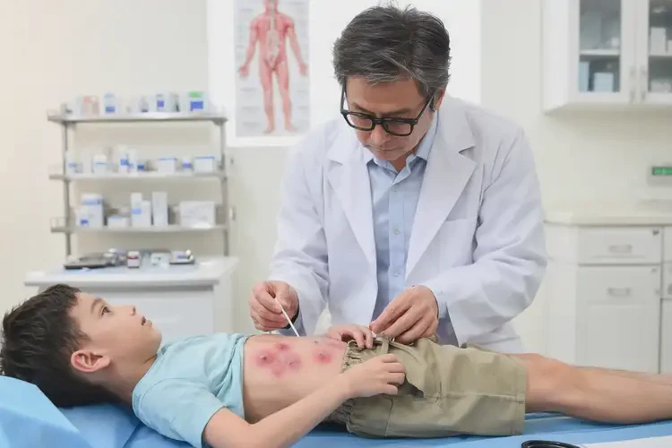 兒童肚子出濕疹不管它會自己好嗎(圖2)