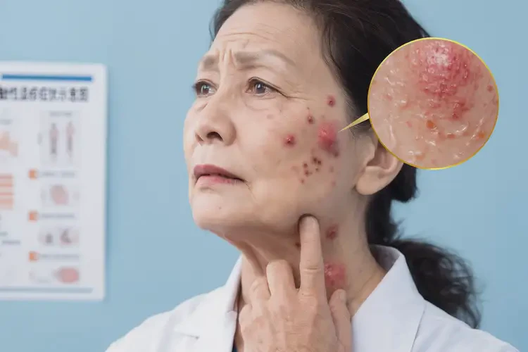 女生脖子長濕疹能夠徹底治愈嗎(圖4)