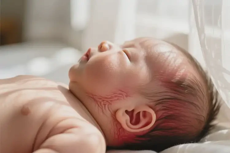 嬰兒脖子起濕疹可以徹底自愈嗎(圖2)