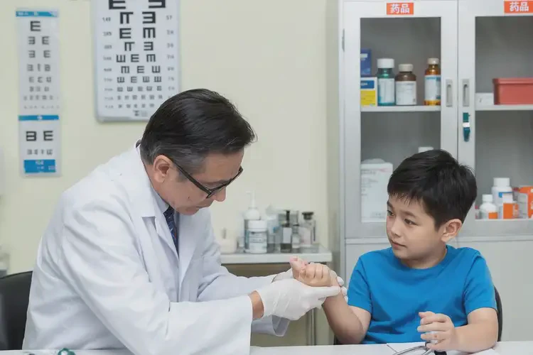 小學(xué)生手上有濕疹能靠自己自愈嗎(圖1)