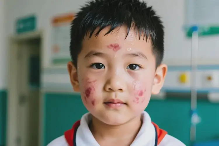 小學(xué)生面部出濕疹不管它會自己自愈嗎(圖3)