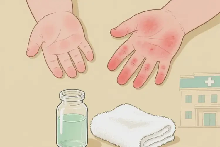 幼兒手上容易長(zhǎng)濕疹可不可以徹底自愈(圖1)