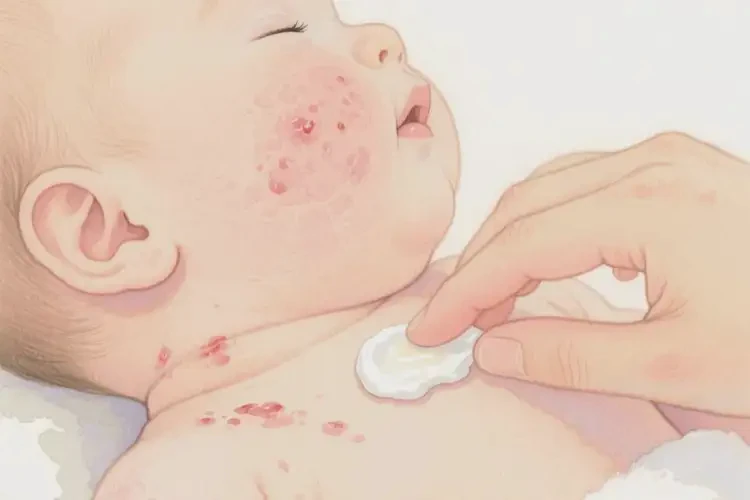 幼兒脖子上容易長濕疹可以徹底自愈嗎(圖3)