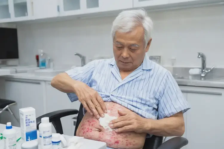 老年人肚子上長(zhǎng)濕疹不管它會(huì)自己痊愈嗎(圖3)