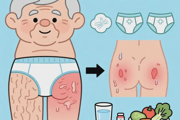 老年人屁股出湿疹能不能彻底自愈(图1)