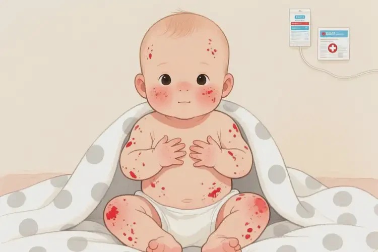 寶寶全身經(jīng)常起濕疹不管它會(huì)自己痊愈嗎(圖4)