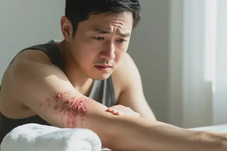 男性身上容易起濕疹能靠自己自愈嗎(圖1)