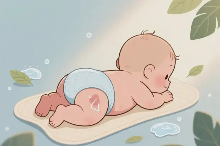 嬰幼兒屁股起濕疹可不可以徹底自愈(圖1)