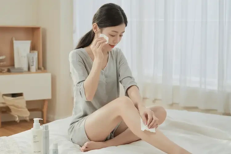 產(chǎn)婦小腿上起濕疹不管它會(huì)自己自愈嗎(圖2)