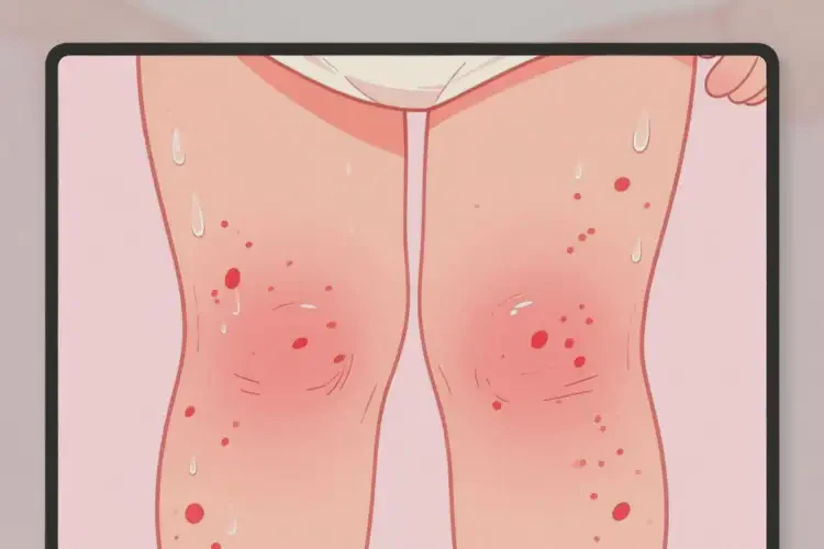 小孩大腿上起濕疹可不可以徹底自愈(圖2)