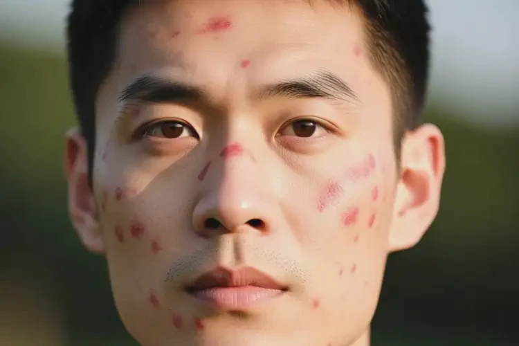 男人面部容易起湿疹可以彻底自愈吗(图1)
