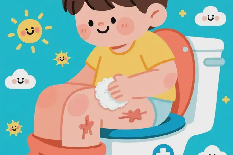 兒童屁股上偶爾長濕疹能夠徹底治愈嗎(圖1)